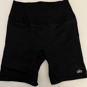 Alo Yoga Seamless Ribbed Biker Shorts